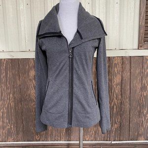 LOLE full zip jacket asymmetrical collar size S